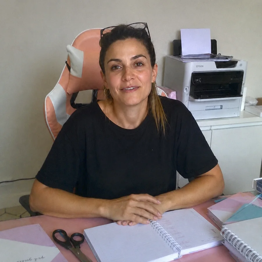 Emma — the maker behind The Little Bindery